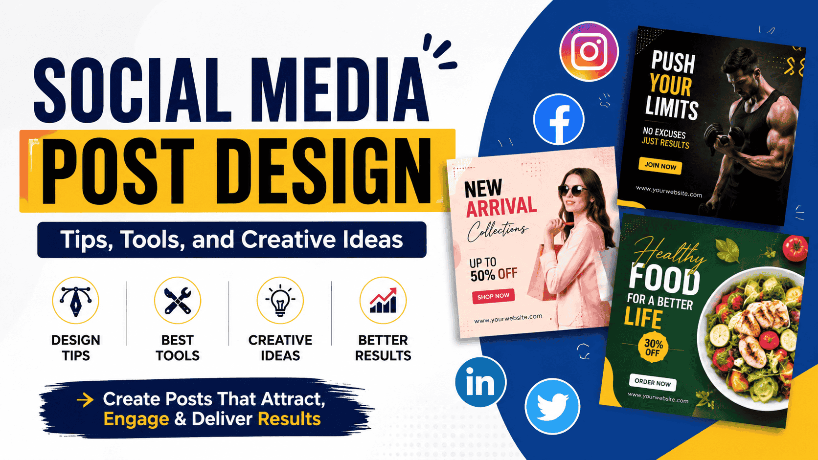 Social Media Post Design, Tools and Design Tips
